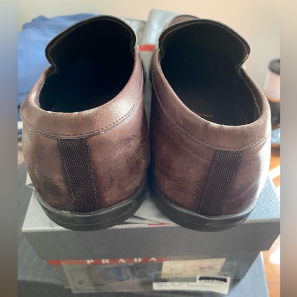 EUC Men’s Prada Driving Moccasins- Brown - Picture 2 of 8